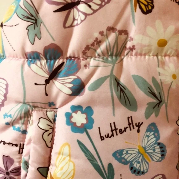 MOTHER pink puffer fleece-lined jacket . 2T-3T - Picture 6 of 8